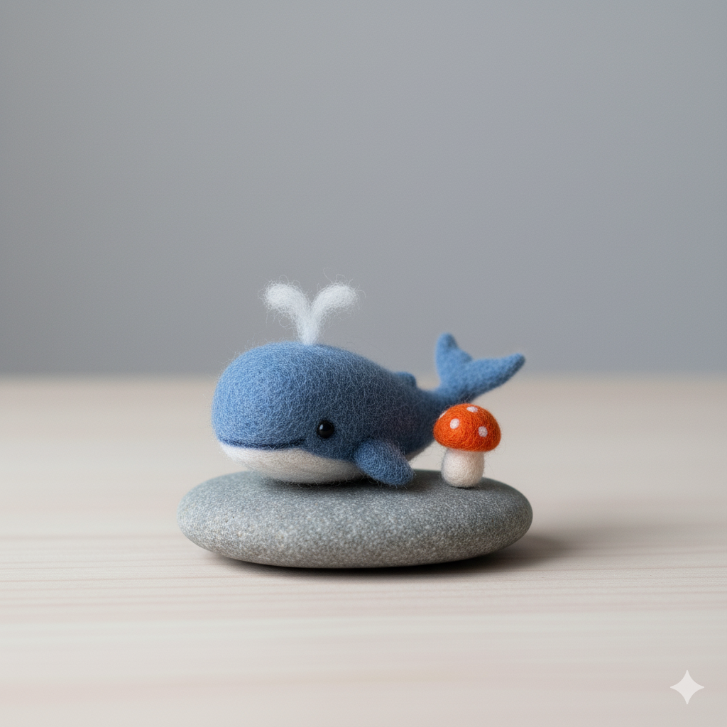 Whale Handmade – Fuzzy Blossom Decor