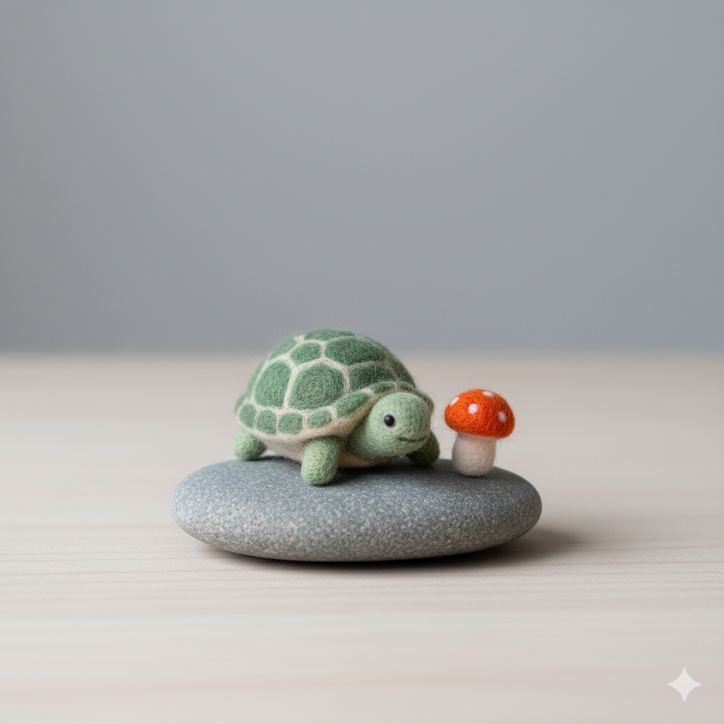 Turtle Handmade – Fuzzy Blossom Decor